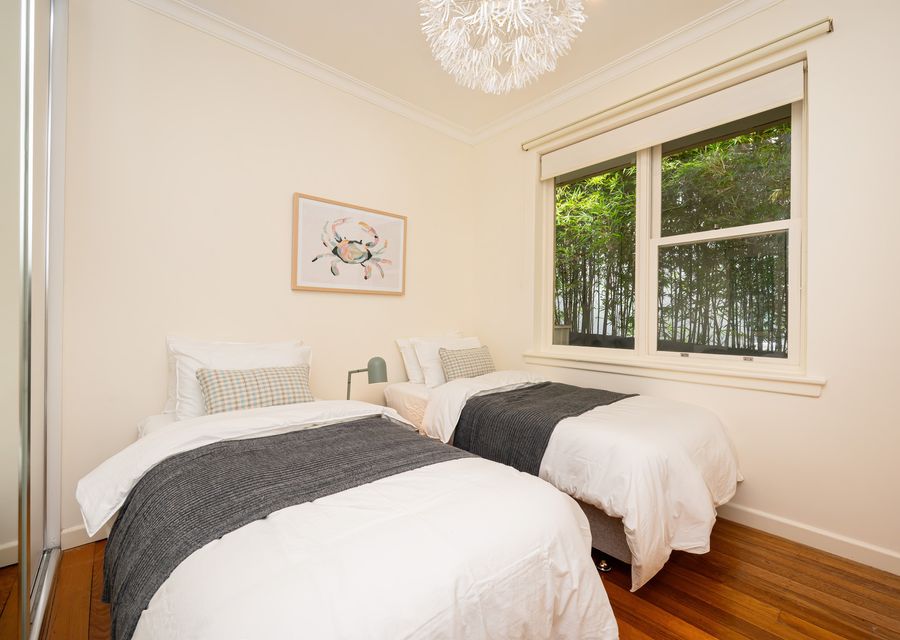 Bedroom three with two single beds