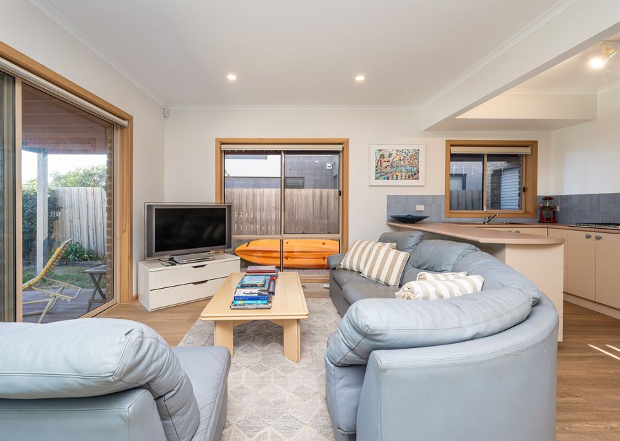 Downstairs kitchen and living room 
