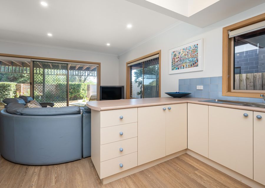Downstairs kitchen and living room 