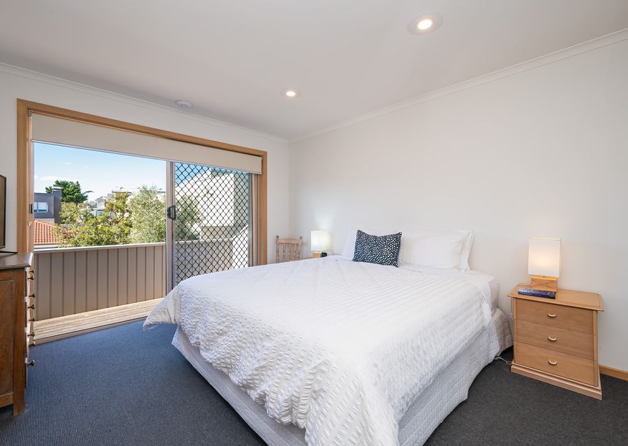 Bedroom one with king bed 