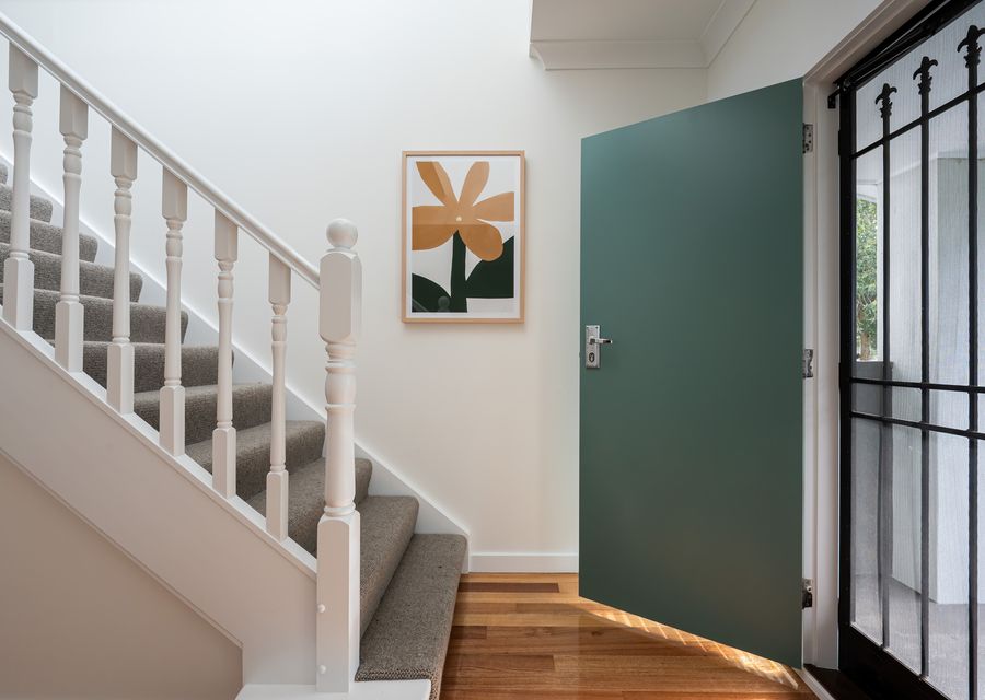 Upstairs to the bedrooms