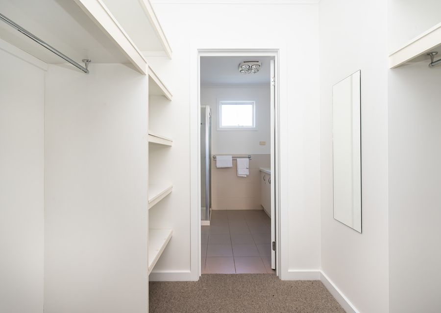 Master bedroom walk in robe