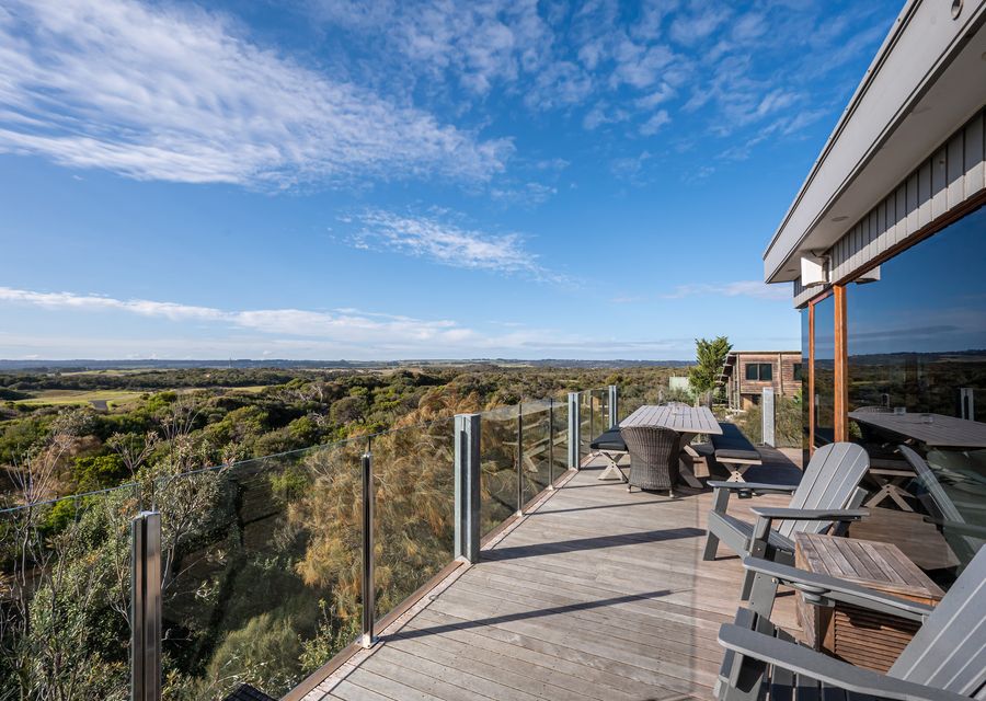 Plenty of seating space to soak up that view