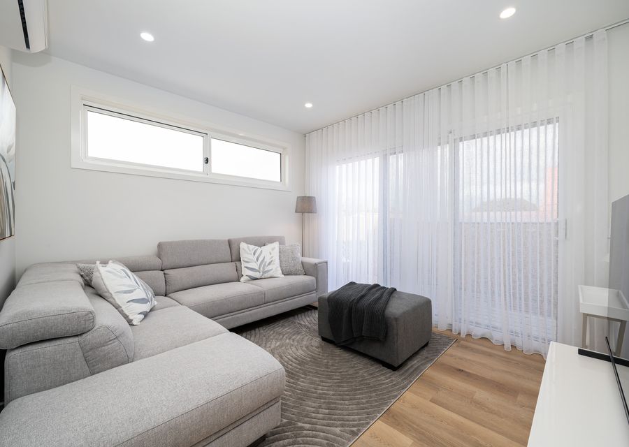 Living area with TV