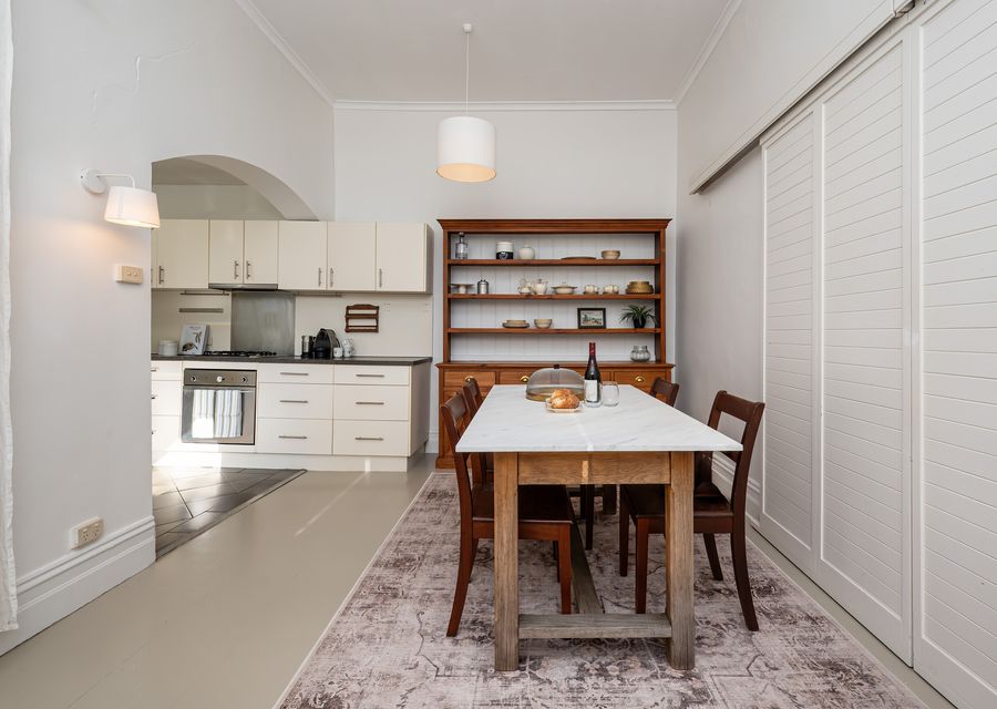 Dining and kitchen area