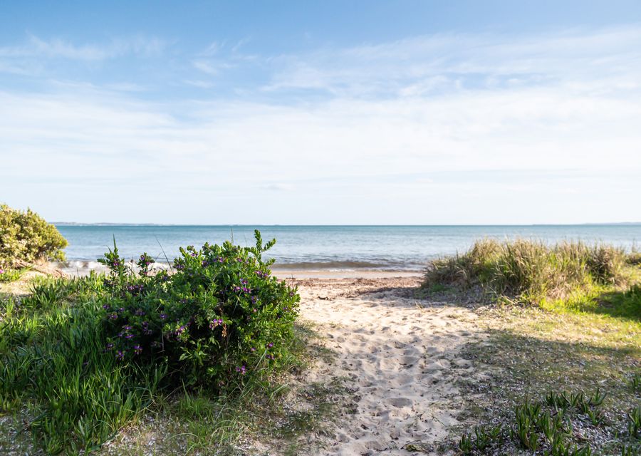 The beach is stunning