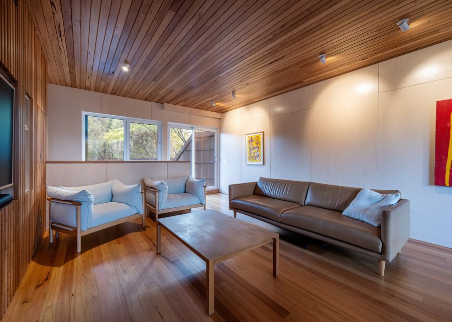 Upstairs living area