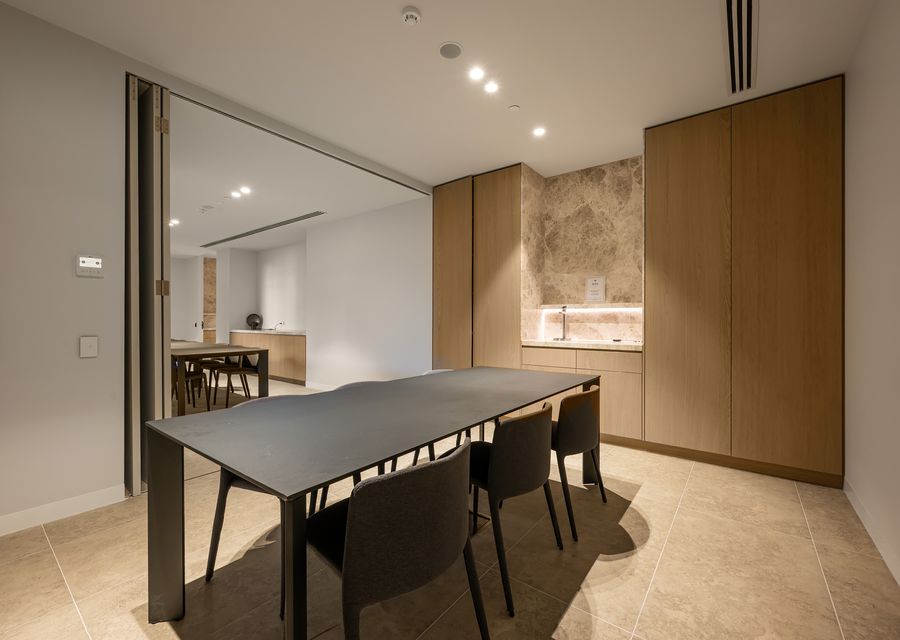 Shared  amenities in the building complex 