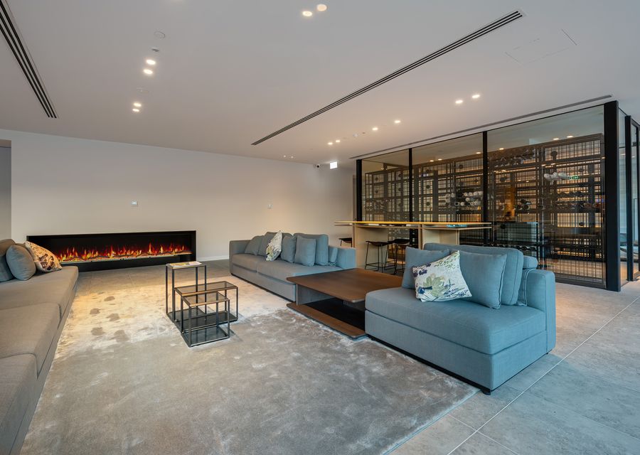 Shared amenities in the building complex. 