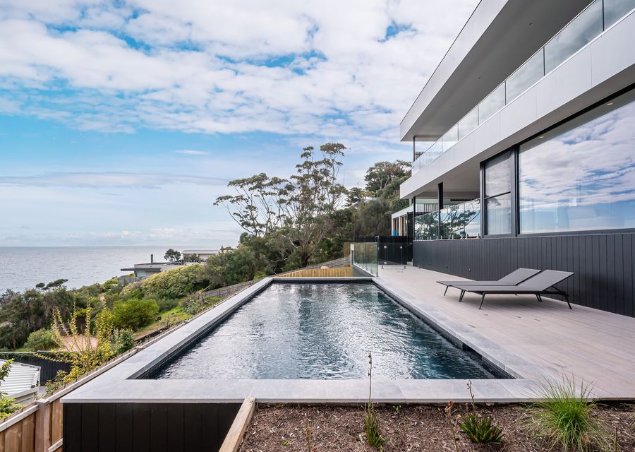 Stunning views from the solar heated pool 