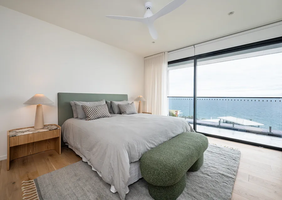 Master bedroom with ensuite and of course a stunning view