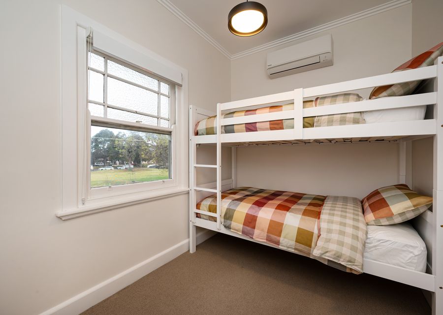 Bedroom3 with Single bunk beds and split system for heating and cooling
