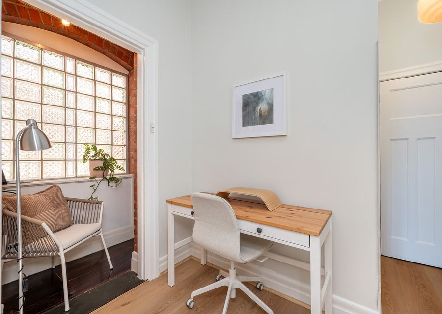 Dedicated desk space and chaor for study or work