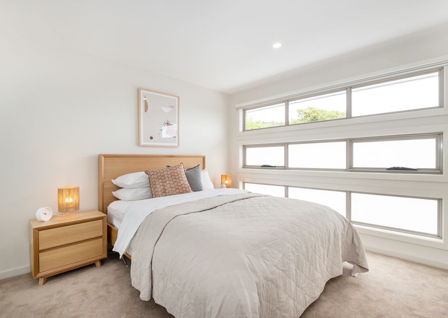 Upstairs bedroom two with Queen bed
