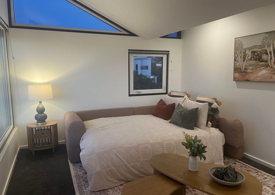 Upstairs living / Bedroom 4 with Queen size Koala sofa bed.