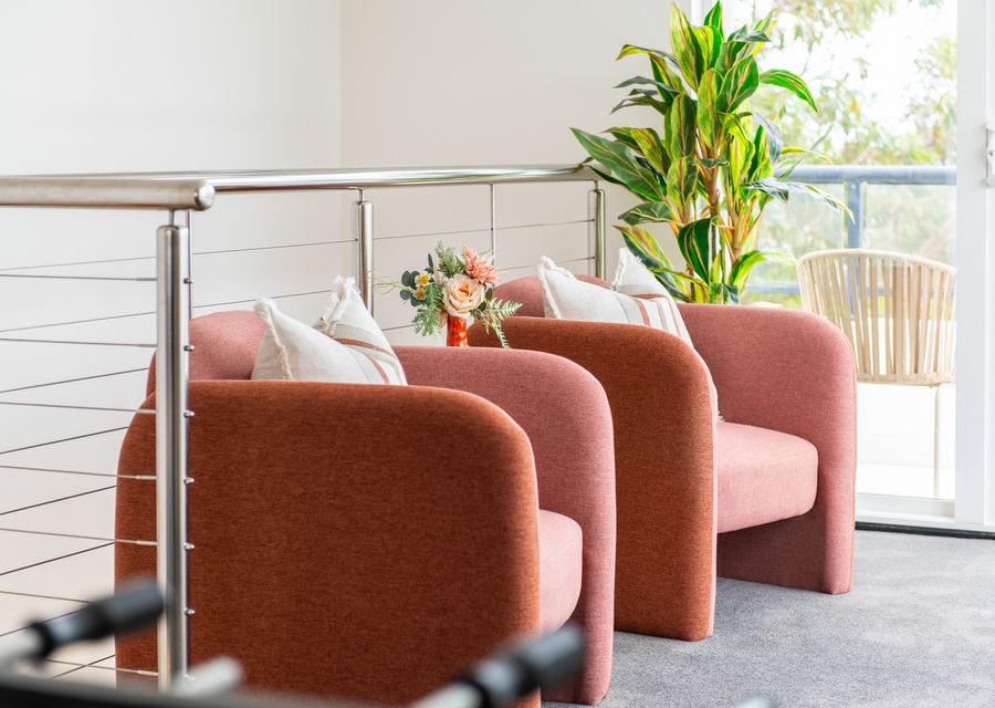 Stylish seating area 