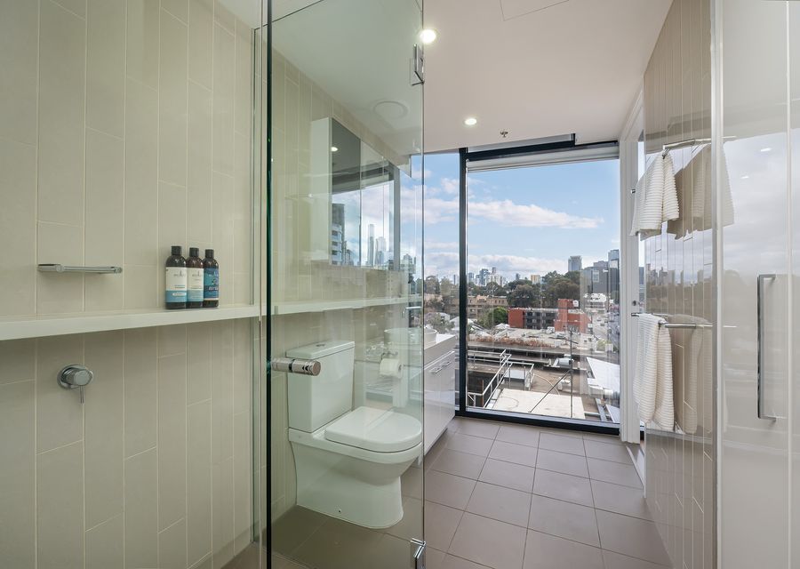 Ensuite with Euro Laundry with separate washer and dryer