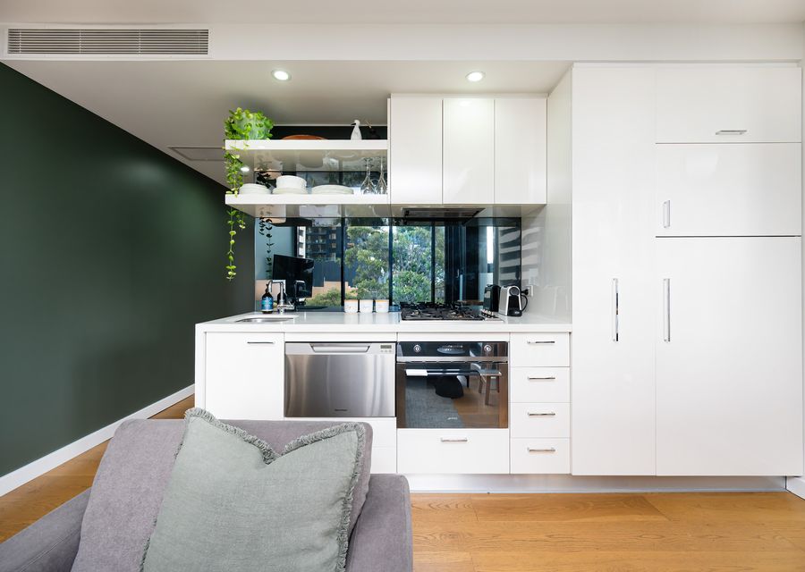 The kitchen has everything you need