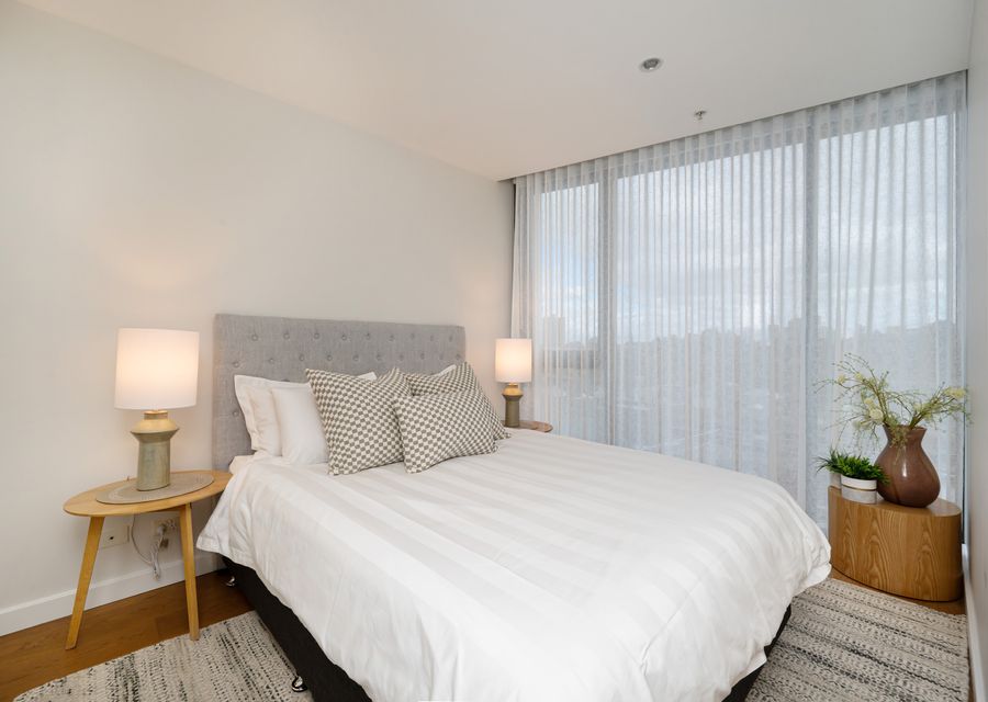 spacious bedroom with built in robes