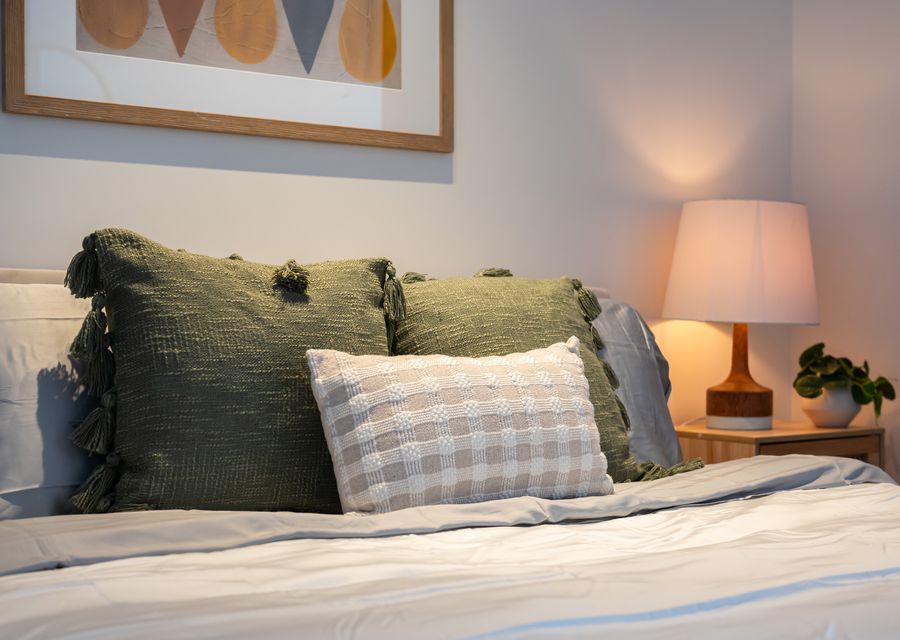 Bedroom styled with comfort in mind