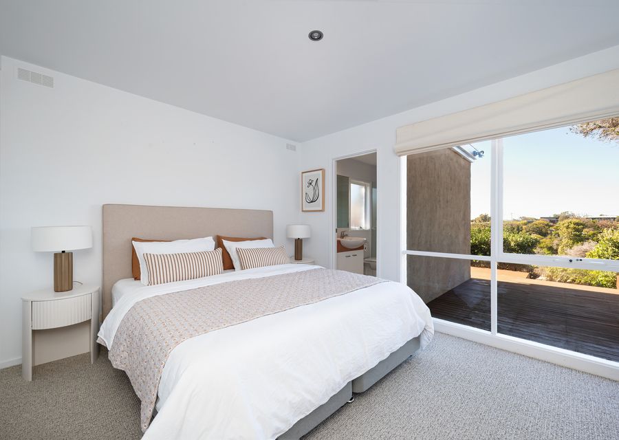 Master bedroom with king bed 