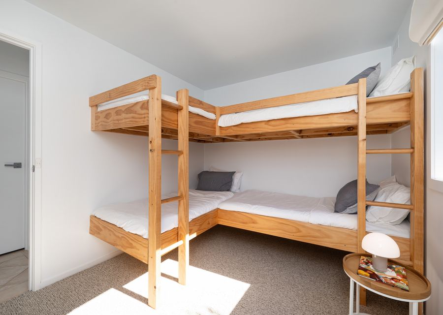Bedroom 3 with bunks, sleeping four