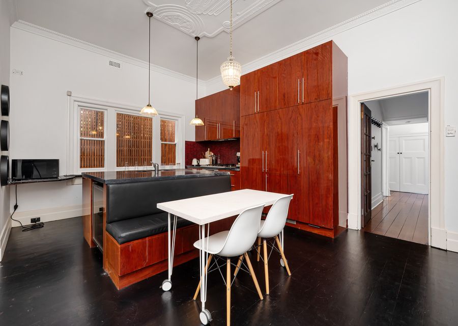Kitchen offering all appliances and storage needed for a comfortable stay