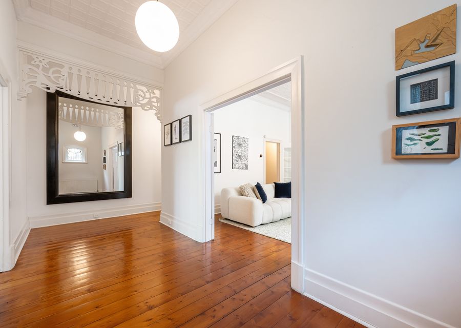Spacious hallway