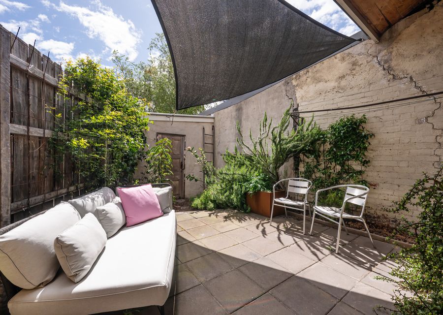 Private outdoor courtyard