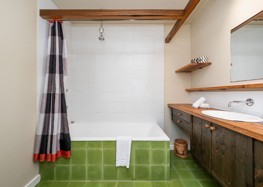 Shower over the bath