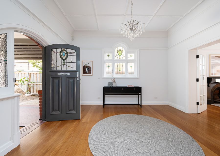 Entrance leading through to office 