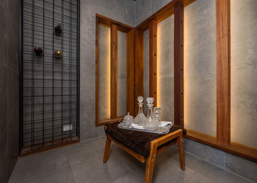 Dedicated space for wine storage