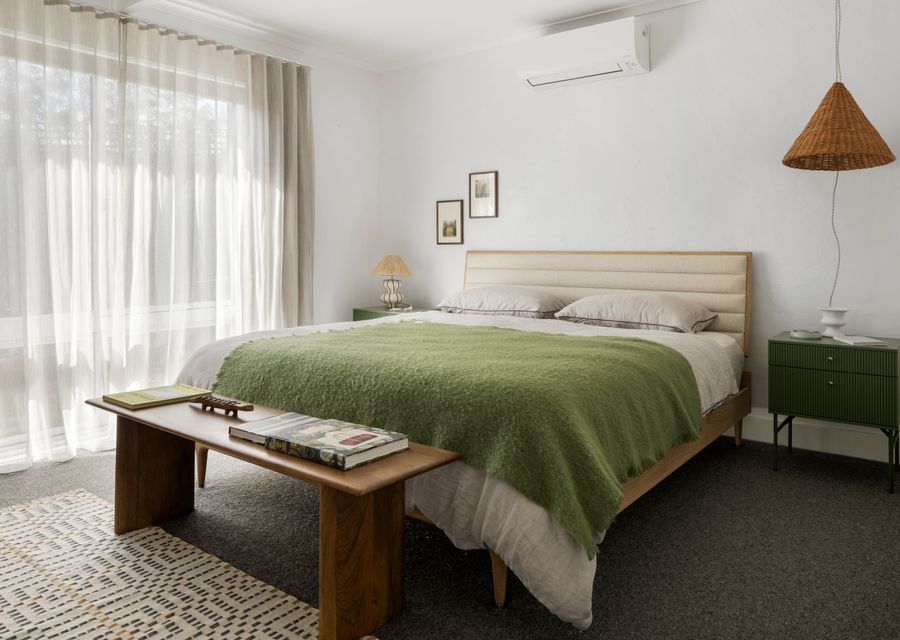 Bedroom with king bed 