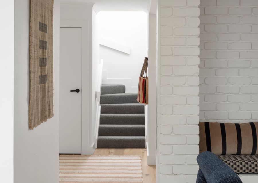 Stairs leading to 3rd lounge space and study area