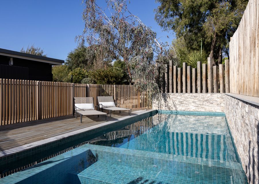 Stunning heated pool and spa 