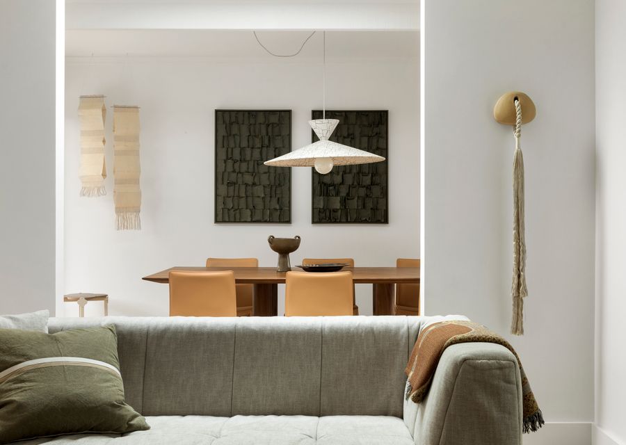 Lounge area and dining area at the back 