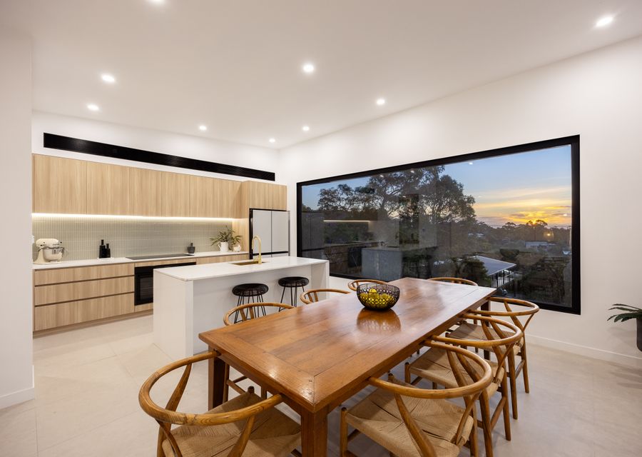 Kitchen and dining area