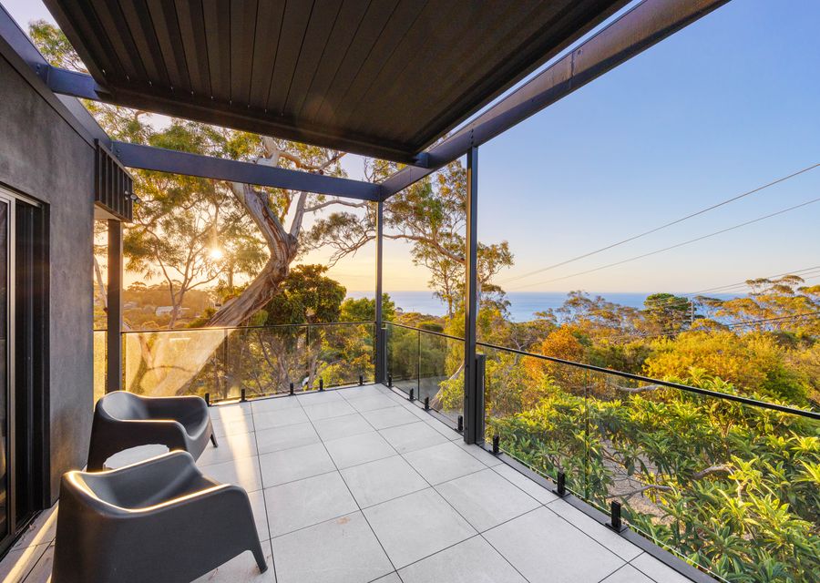Balcony with overlooking views