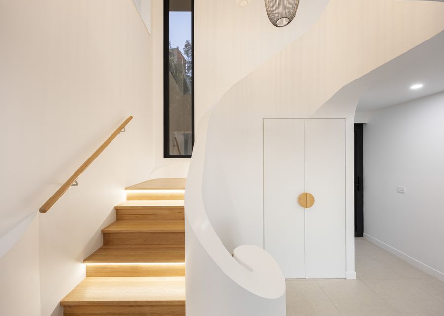 Staircase inside the house