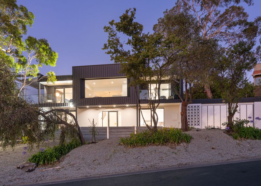 Outside the property 