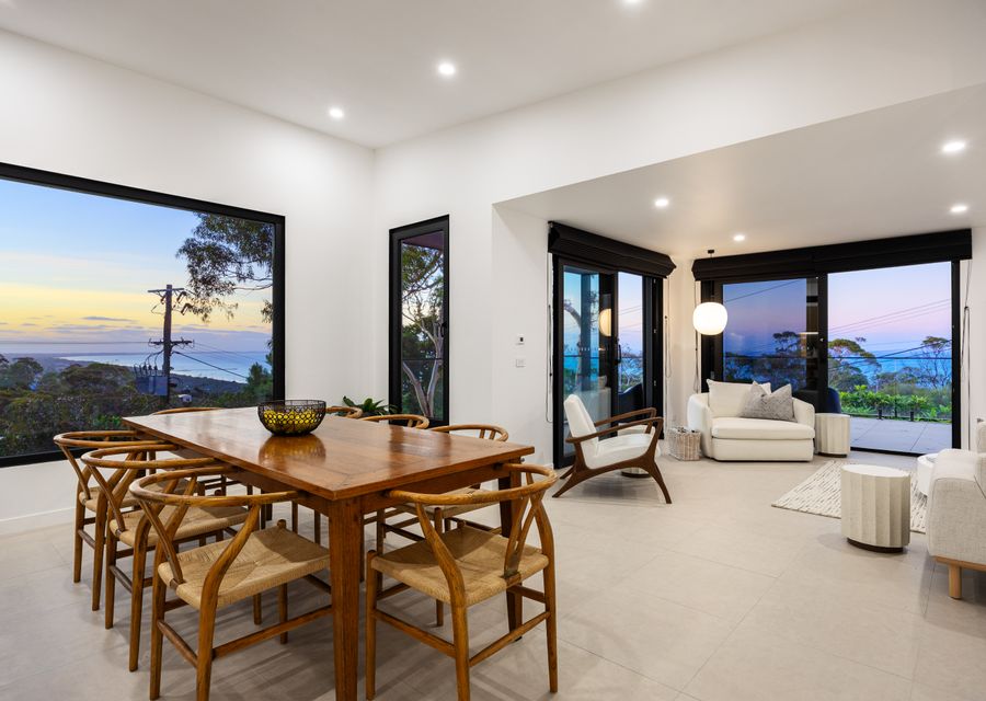 Spectacular views from lounge and dining area