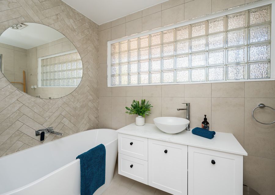 Family bathroom with bath, shower and toilet