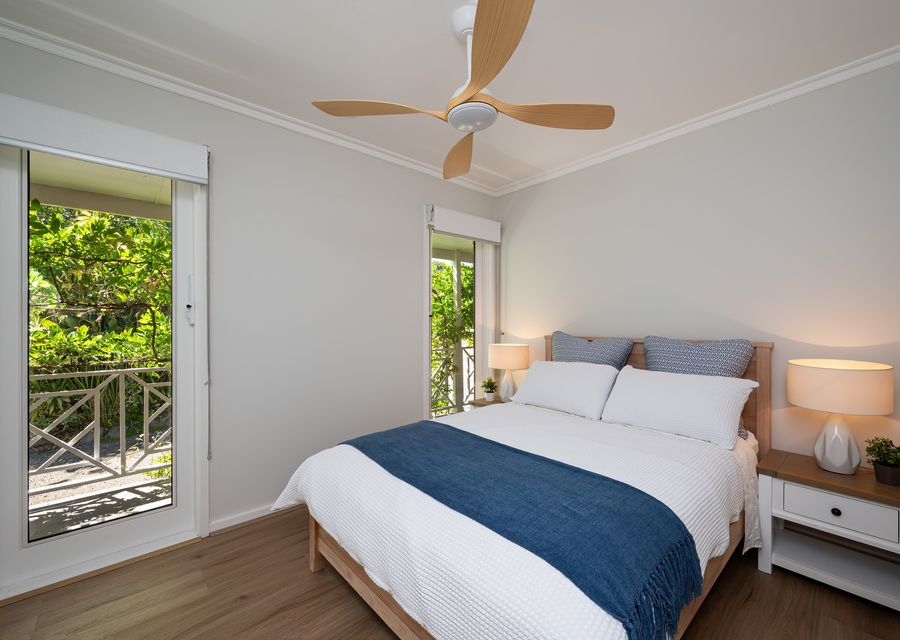 Second bedroom on the main living level. Double bed