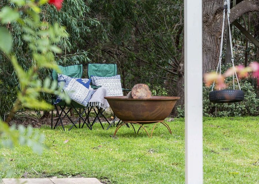 Firepit in Backyard 