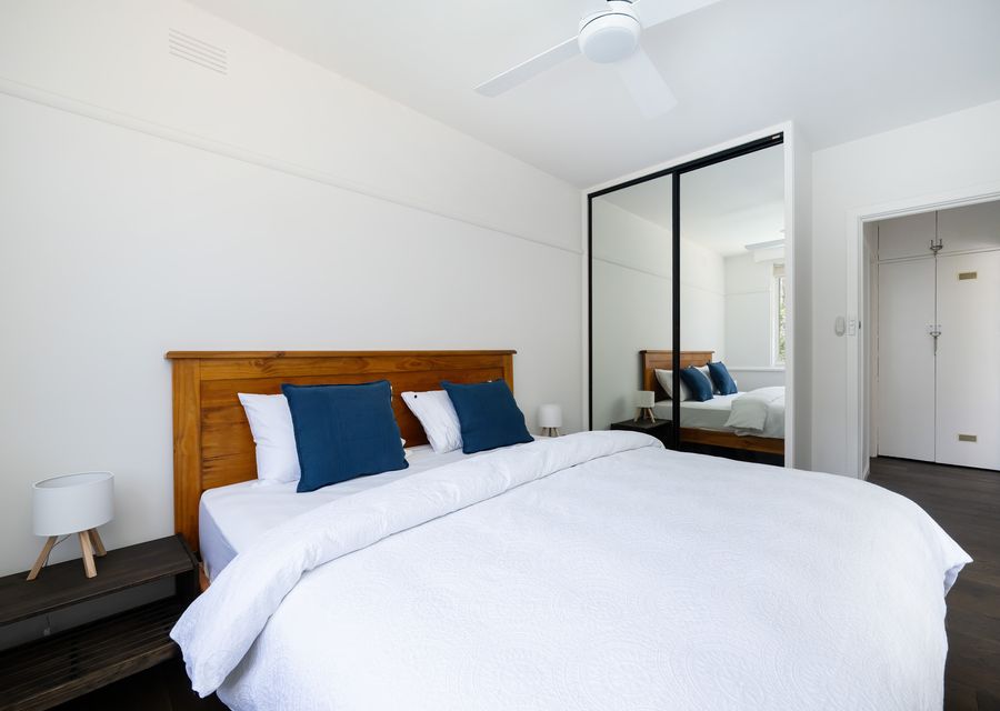 Bedroom one with King bed