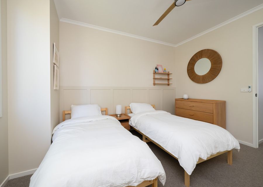 Bedroom three with two singles beds