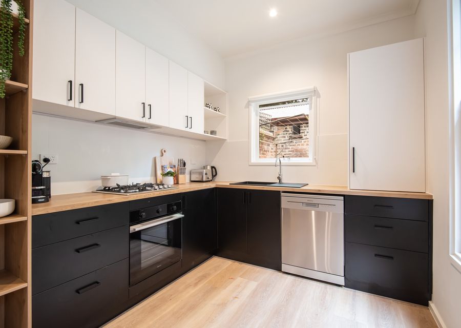 Sleek design kitchen