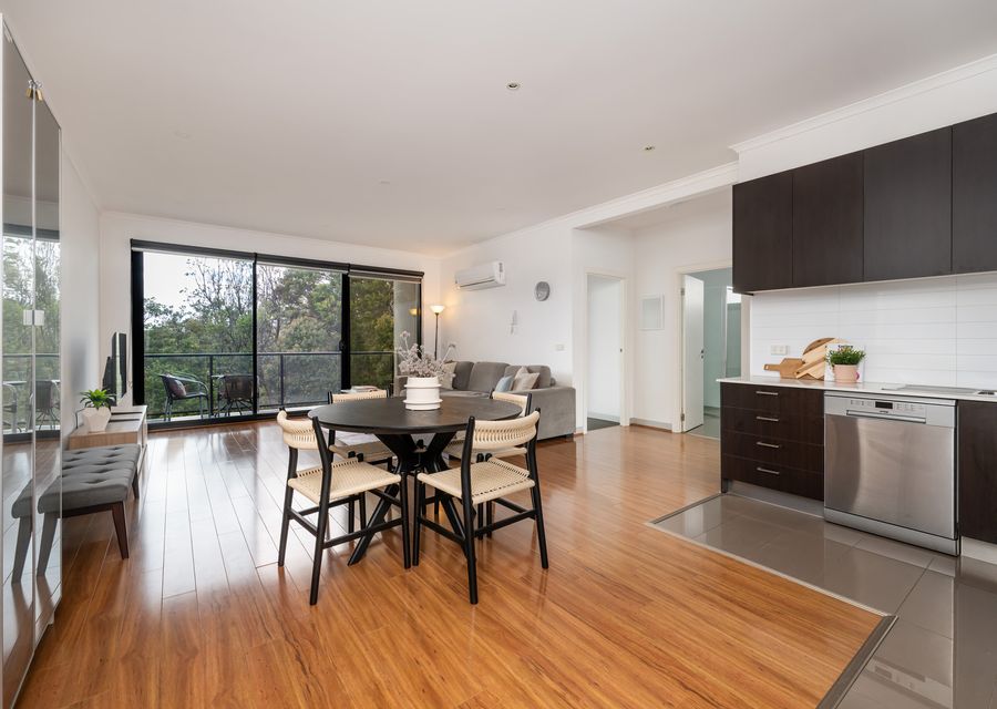 Light and bright living space looking out to nature reserve