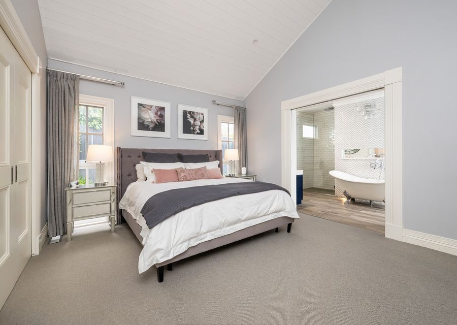 Master bedroom with King bed and ensuite
