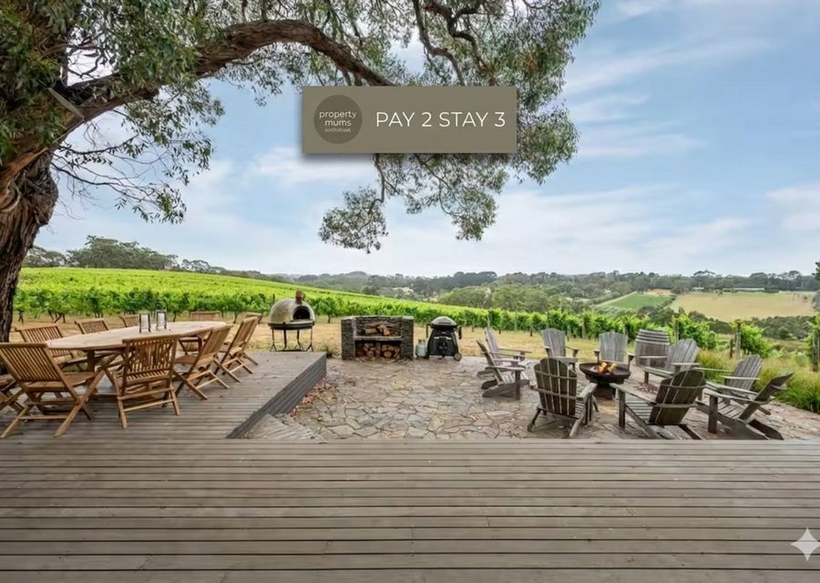 Bella’s Block Vineyard Retreat with Tennis Court, Shoreham